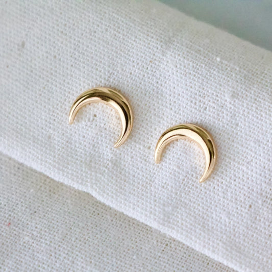 Horn Stud Earrings